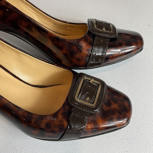 Cole Haan Rachel Tortoise Patent Pumps | Size 8.5B - Picture 8 of 11